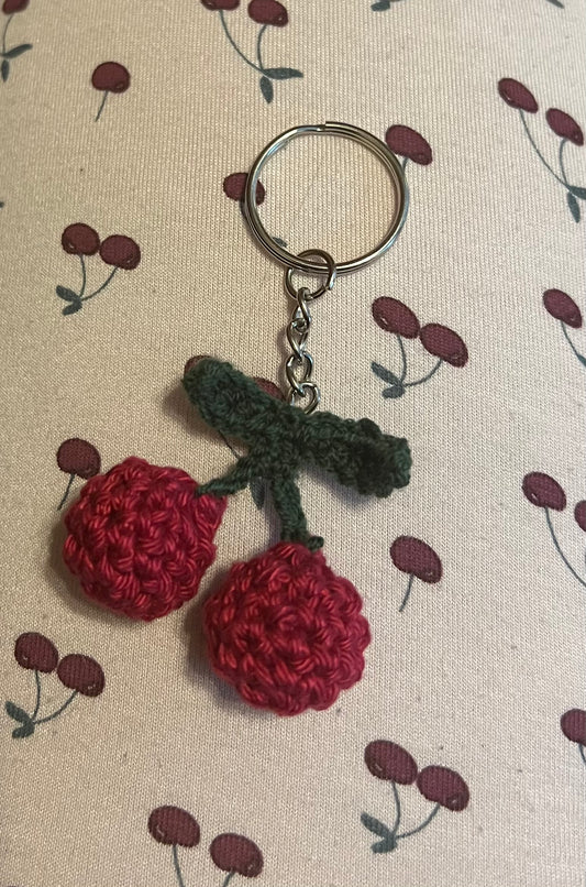 Kirsebær nøkkelring